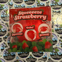 Sunny Days- 100% Authentic Squeeeeze Strawberry “Squeeze, Poke, Squish!” (Try Me!) Stress Relief/Fidget Toy [New/Factory Sealed]
