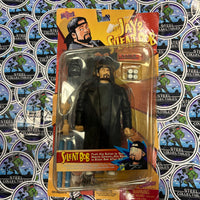 Big Blast/Graphitti Designs- 1998 View Askew’s “Talking Jay & Silent Bob” Silent Bob w/ Accessories Talking Poseable Action Figure (New/Sealed w/ Comic!) [DAMAGED, SEE PICTURES & READ DESCRIPTION!]
