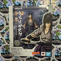 S.H. Figuarts- Bandai “Naruto: Shippuden” Sasuke Uchiha (He Who Bears All Hatred) Tamashii Nations Poseable Action Figure [CIB]
