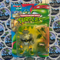 TMNT- Vintage 1992 Playmates “Teenage Mutant Ninja Turtles” Metalhead Vintage Poseable Action Figure [New/Sealed & Unpunched]

