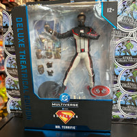 McFarlane- DC Multiverse “Superman” Mr. Terrific (Collectors Edition) Red Platinum Label 7” Poseable Action Figure [New/Sealed]
