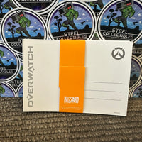 PS4 - OVERWATCH (COLLECTOR’S EDITION) W/ SOLDIER: 76 STATUE, ARTBOOK, STEELBOOK & GAME, SOUNDTRACK, & POSTCARDS [CIB]
