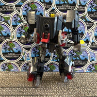 Transformers- “Transformers: Fall of Cybertron” Soundblaster w/ Buzzsaw Data Disk Voyager Class Poseable Action Figure
