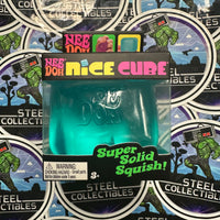 Needoh- 100% Authentic Needoh “Nice Cube” Blue Nice Cube (Super Solid Squish!) Stress Relief/Fidget Toy [New/Factory Sealed]
