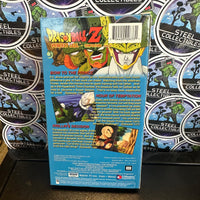 VHS- 2001 “DRAGON BALL Z: PERFECT CELL” (UNSTOPPABLE, PERFECTION, TEMPTATION, HUNT FOR 18) UNCUT VERSION ENGLISH DUBBED ANIME VHS TAPE [SET OF 4]
