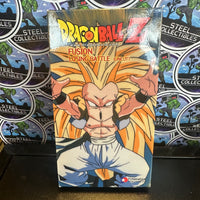 VHS- 2002 “DRAGON BALL Z: FUSION SAGA” (HOPE RETURNS, AMBUSH, LOSING BATTLE, PLAY FOR TIME, & EVIL BUU) UNCUT VERSION ENGLISH DUBBED ANIME VHS TAPE [SET OF 5]
