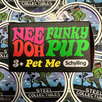 Schylling- 100% Authentic Needoh “Funky Pup” Purple (Pinch Me, Squish Me, Pet Me! Feel the Funk!) Stress Relief/Fidget Toy [New/Factory Sealed]
