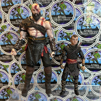 NECA- “God of War (2018)” Kratos & Atreus Ultimate Action Figure 2-Pack [Loose]
