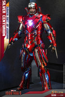 Sideshow- Marvel Studio’s “Iron Man 3” Silver Centurion (Suit Up Version)  Movie Masterpiece Series Diecast Hot Toys 1/6th Scale Collectible Figure MMS618-D43 [New/Sealed]
