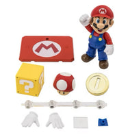 S.H. Figuarts- “Super Mario” Mario Poseable Action Figure (CIB)
