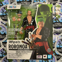 S.H. Figuarts- Bandai “One Piece” Roronoa Zoro (Raid on Onigashima) [Best Selection] Tamashii Nations Poseable Action Figure [CIB]
