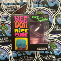Needoh- 100% Authentic Needoh “Nice Cube” Purple Nice Cube (Super Solid Squish!) Stress Relief/Fidget Toy [New/Factory Sealed]
