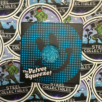 Needoh- 100% Authentic Needoh “Fuzz Ball Flower Power” Blue (The Velvet Squeeze!) Stress Relief/Fidget Toy [New/Factory Sealed]
