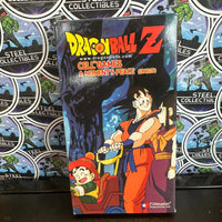 VHS- 2002 “DRAGON BALL Z: CELL GAMES SAGA” (SURRENDER, THE GAMES BEGIN, GUARDIAN’S RETURN, A MOMENT’S PEACE, ULTIMATUM) UNCUT VERSION ENGLISH DUBBED ANIME VHS TAPE [SET OF 5]
