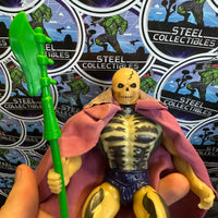 Mattel- Vintage 1987 MOTU “He-Man: Masters of the Universe” Scare-Glow 6” Poseable Action Figure w/ Weapon (Complete)
