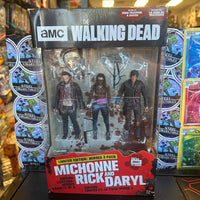 AMC- 2017 “The Walking Dead” Michonne, Rick, and Daryl (Limited Edition: Heroes 3-Pack) Poseable Action Figures [New/Sealed]
