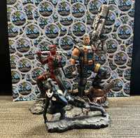 Marvel- Diamond Select Marvel Premier “X-Men” Deadpool, Domino, & Cable Resin Statue/Figure (Set of 3!)
