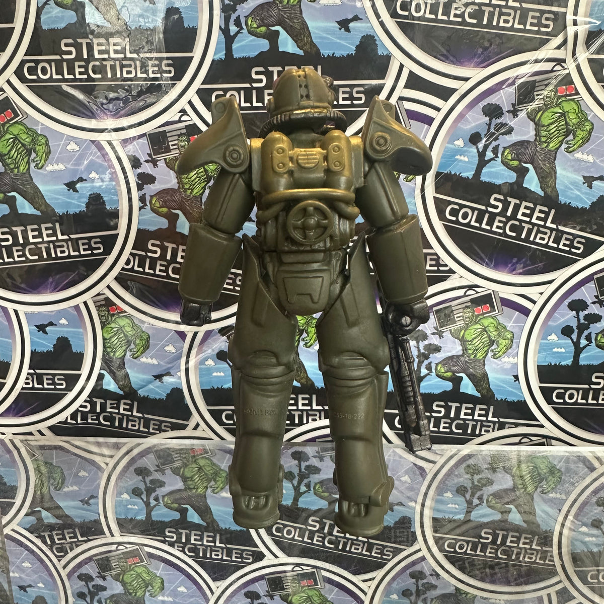 Fallout- “Mega Merge” T-45 Power Amor (Hot Rod Shark) Poseable Action ...