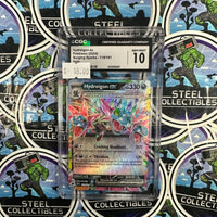 (Cert 87) Pokemon TCG- 2024 “Pokémon: Surging Sparks” Hydreigon ex (119/191) CGC Graded Single Holographic Card [GEM MINT 10]
