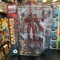 Marvel Select- “Spider-Man” Carnage Poseable Action Figure [Pre-Owned, Opened Box- Read Description!]
