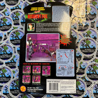 Toy Biz- 1998 “Video Game Super Stars Presents: Capcom’s Resident Evil” Chris Redfield (w/ Aim & Shoot Action) & Cerberus (w/ Exploding Action) Poseable Action Figure [New/Sealed]
