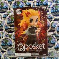Banpresto- Bandai Namco “Kimetsu no Yaiba: Demon Slayer” Kyojuro Rengoku (Ver. A) Qposket Statue/Figure [CIB]
