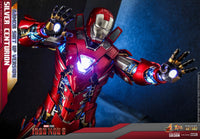 Sideshow- Marvel Studio’s “Iron Man 3” Silver Centurion (Suit Up Version)  Movie Masterpiece Series Diecast Hot Toys 1/6th Scale Collectible Figure MMS618-D43 [New/Sealed]

