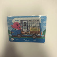 AMIIBO- “ANIMAL CROSSING: WELCOME AMIIBO” PAOLO #05 [CARD]

