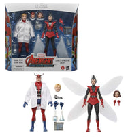 Hasbro- Marvel Legends Series “Avengers: Beyond Earth’s Mightiest” Hank Pym (Giant-Man) & Janet Van Dyne (Wasp) 6” Poseable Action Figure 2-Pack [New/Sealed]
