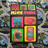 Needoh- 100% Authentic Needoh “Nice Cube” Blue Nice Cube (Super Solid Squish!) Stress Relief/Fidget Toy [New/Factory Sealed]
