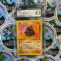 Pokemon TCG- 1999 “Pokémon: Fossil” Golem 1st Edition (36/62) CGC Graded Single Card [NM/MINT+ 8.5]
