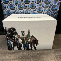 PS4 - OVERWATCH (COLLECTOR’S EDITION) W/ SOLDIER: 76 STATUE, ARTBOOK, STEELBOOK & GAME, SOUNDTRACK, & POSTCARDS [CIB]
