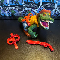 TMNT- Playmates 1989 “Teenage Mutant Ninja Turtles” Leatherhead Vintage Poseable Action Figure
