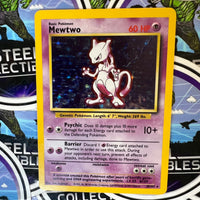 Pokémon TCG- “Pokemon” Base Set Mewtwo Holo Rare (10/102) Near Mint Holographic Single Card [NM]
