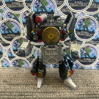 Transformers- “Transformers: Fall of Cybertron” Soundblaster w/ Buzzsaw Data Disk Voyager Class Poseable Action Figure
