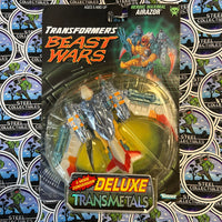 Transformers- Kenner 1998 “Transformers: Beast Wars” Deluxe Transmetals Heroic Maximal Airazor Poseable Action Figure [New/Sealed]

