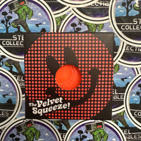 Needoh- 100% Authentic Needoh “Fuzz Ball Flower Power” Orange (The Velvet Squeeze!) Stress Relief/Fidget Toy [New/Factory Sealed]
