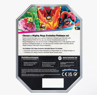 (PRE-ORDER NOW! AVAILABLE 08/28/29!) POKEMON TCG- “ASCENDED HEROES” TIN (MEGA EMBOAR EX) [NEW/FACTORY SEALED]
