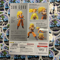 S.H. Figuarts- Bandai “Dragon Ball Z” Super Saiyan 3 Goku (SSJ3) Tamashii Nations Poseable Action Figure [CIB]
