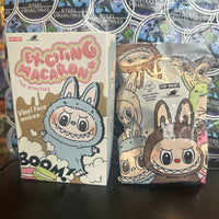 (100% AUTHENTIC!) POP MART- THE MONSTERS “EXCITING MACARON” CONFIRMED GREEN GRAPE LABUBU PLUSH PENDANT [OPENED BOX- NEW/SEALED BAG!]
