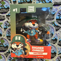 YouTooz- “Conker’s Bad Fur Day” Soldier Conker (Conker Collection) Vinyl Figure [CIB, No Slip Cover!]
