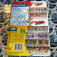 Toy Biz- 1994 Marvel Comics “X-Men” Ch’od (Double Arm Hurling Action w/ Official Marvel Universe Trading Card) 6” Poseable Action Figure [New/Sealed]
