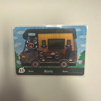 AMIIBO- “ANIMAL CROSSING: WELCOME AMIIBO” BORIS #11 [CARD]
