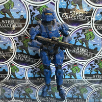 McFarlane Toys- 2012 “Halo 4” Blue Spartan w/ Battle Rifle BR85 (Collector’s Boxset) 6” Poseable Action Figure
