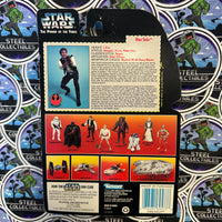 Kenner- 1995 “Star Wars: The Power Of The Force” Han Solo (w/ Heavy Assault Rifle & Blaster!) 3.75” Poseable Action Figure [New/Sealed]
