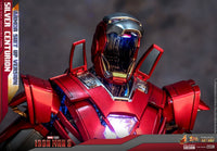 Sideshow- Marvel Studio’s “Iron Man 3” Silver Centurion (Suit Up Version)  Movie Masterpiece Series Diecast Hot Toys 1/6th Scale Collectible Figure MMS618-D43 [New/Sealed]
