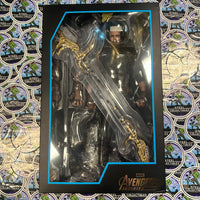 Sideshow- Marvel’s “Avengers: Infinity War” Captain America (Movie Promo Edition) Hot Toys MMS481 1/6th Scale Collectible Figure [CIB]
