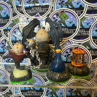 Skylanders- Darklight Crypt Adventure Pack w/ Ghost Roaster, Healing Elixir & Time Twister Magic Items “Skylanders Spyro's Adventure” Toys-To-Life Figure [4-Pack]
