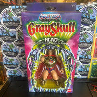 Mattel- MOTU “Masters of the Universe: The Power of GraySkull” He-Ro (Club GraySkull Exclusive) 6” Poseable Action Figure [New]
