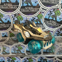 Skylanders- Dark Spitfire w/ Dark Hot Streak (Land Vehicle) & Kaos Trophy “Skylanders SuperChargers” Toys-To-Life Figure [3-Pack]
